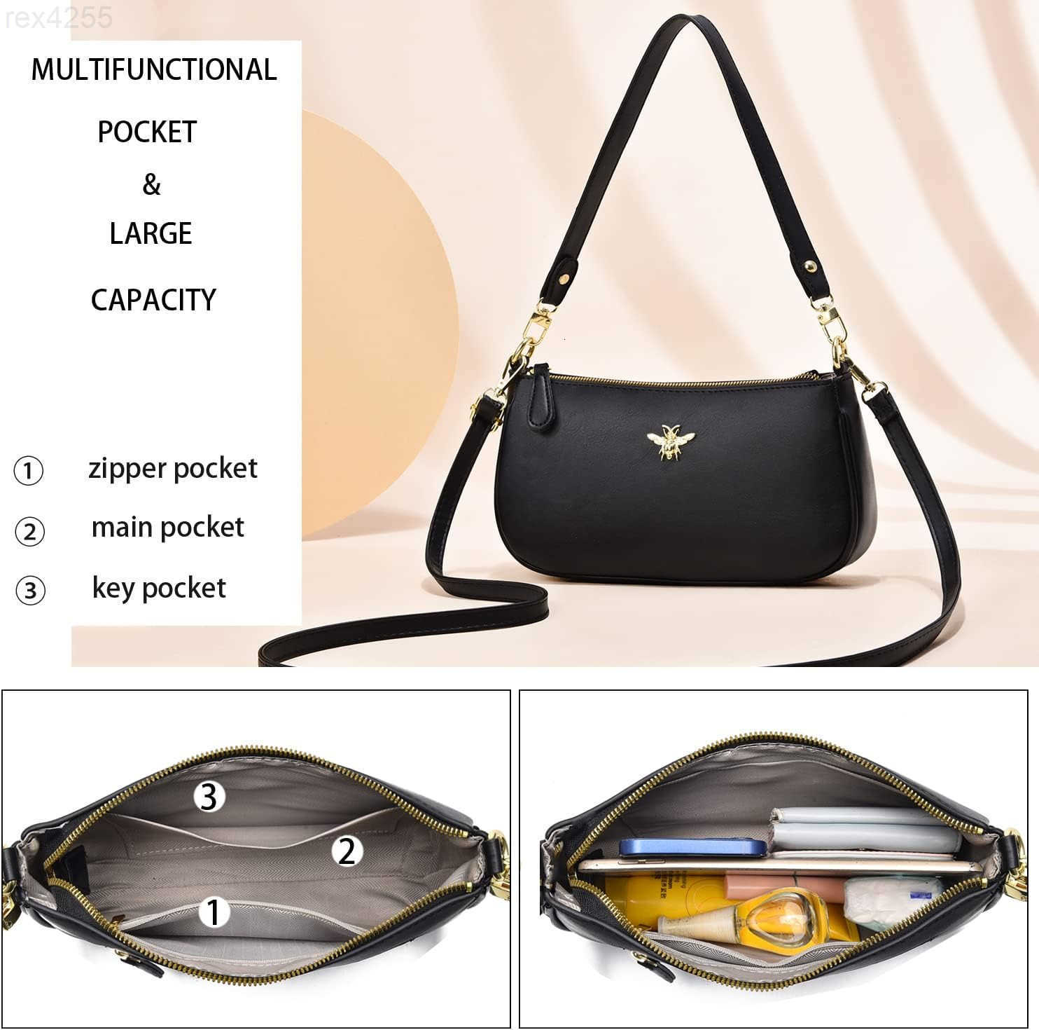 Small Tote Shoulder Bags Purses for Women Retro Classic Crossbody Bags Cute Clutch Purse and HandbagW250903
