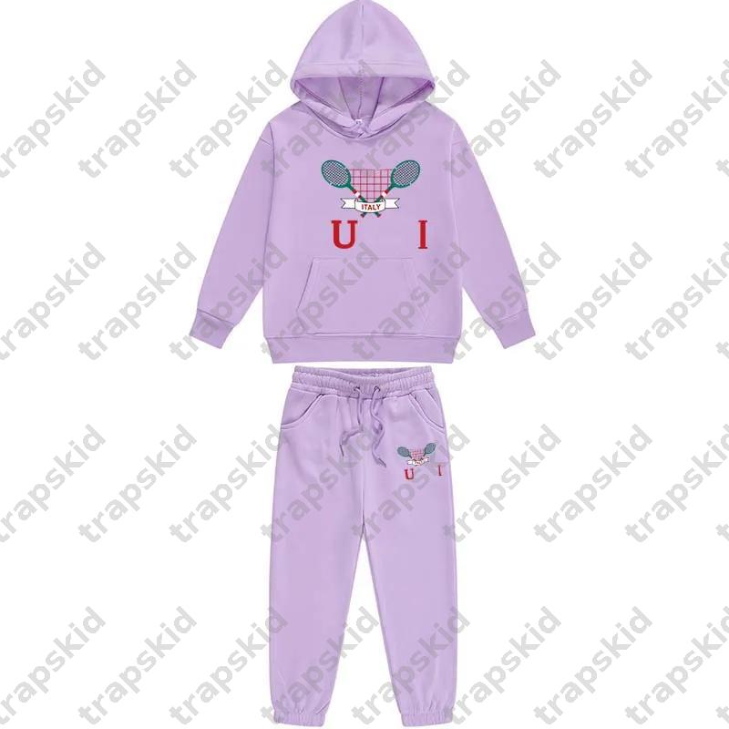 Boy Girls Hoodies Designer Kids Clothing Set Autumn Winter Luxury Hooded Sweatshirts Childrens Sweatpant 2PCS Sweater Kid Tracksuits Toddler
