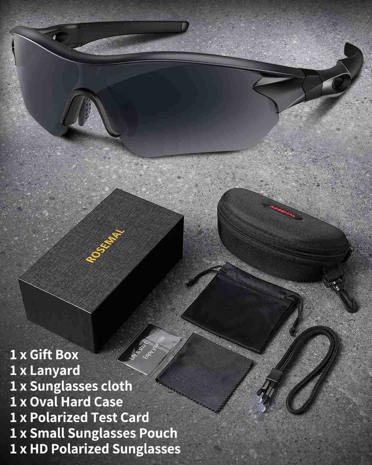 Polarized Sports Sunglasses for Men Women Youth Baseball Running Fishing Tennis Golf Cycling Driving Motor TAC UV400 TR90W250903