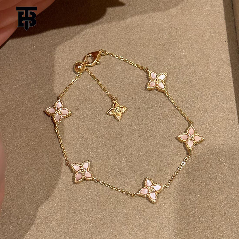 TB BHULAMTE Lady French Mother-of-pearl Pendant A Light Luxury High-end Bracelet, Fashionable Versatile And Elegant Jewelry Niche Z260313