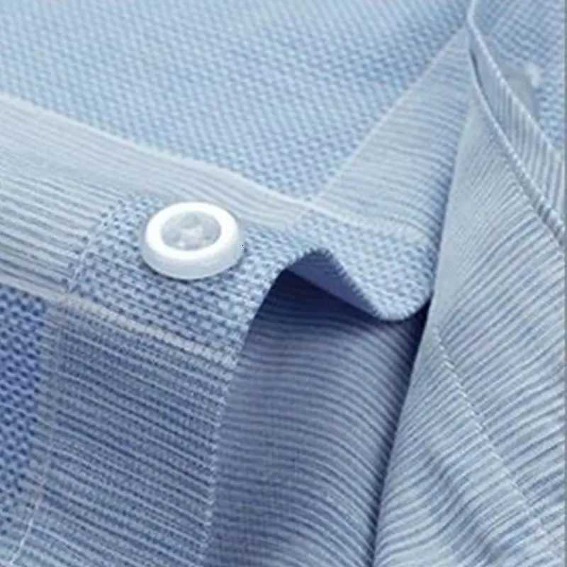 Print Summer New Mens ShortSleeved White Social Dress Shirts Classic Plaid Stripes Cotton Slim Business Casual Male TShirt X250903