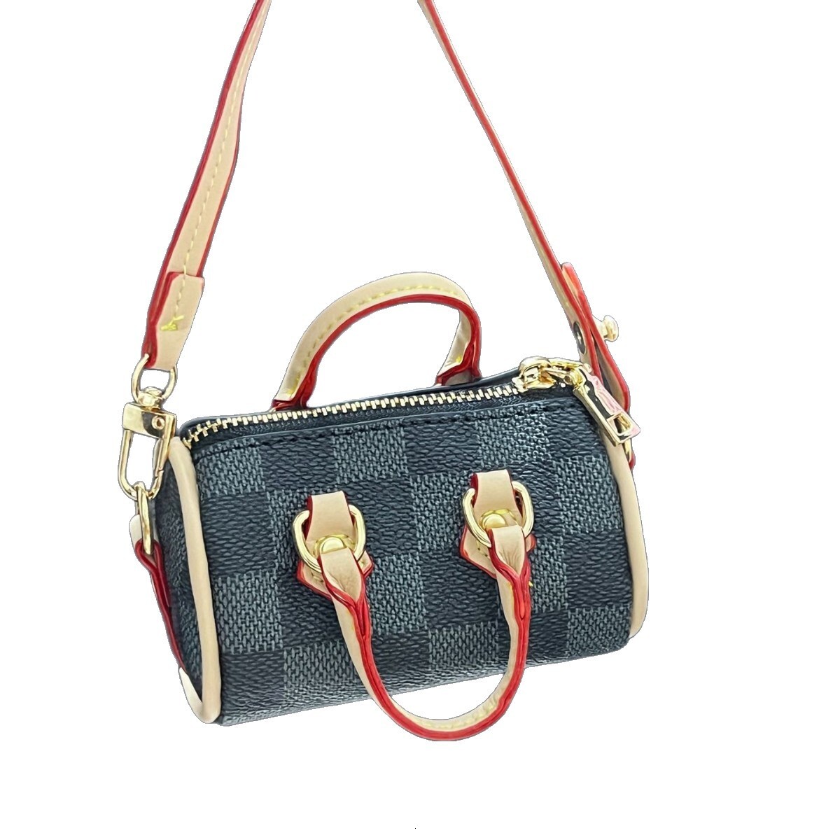 Mini Old Flower Pillow Coin Purse Earphone Keychain Live Streaming Same Style Pendant Car Key Bag