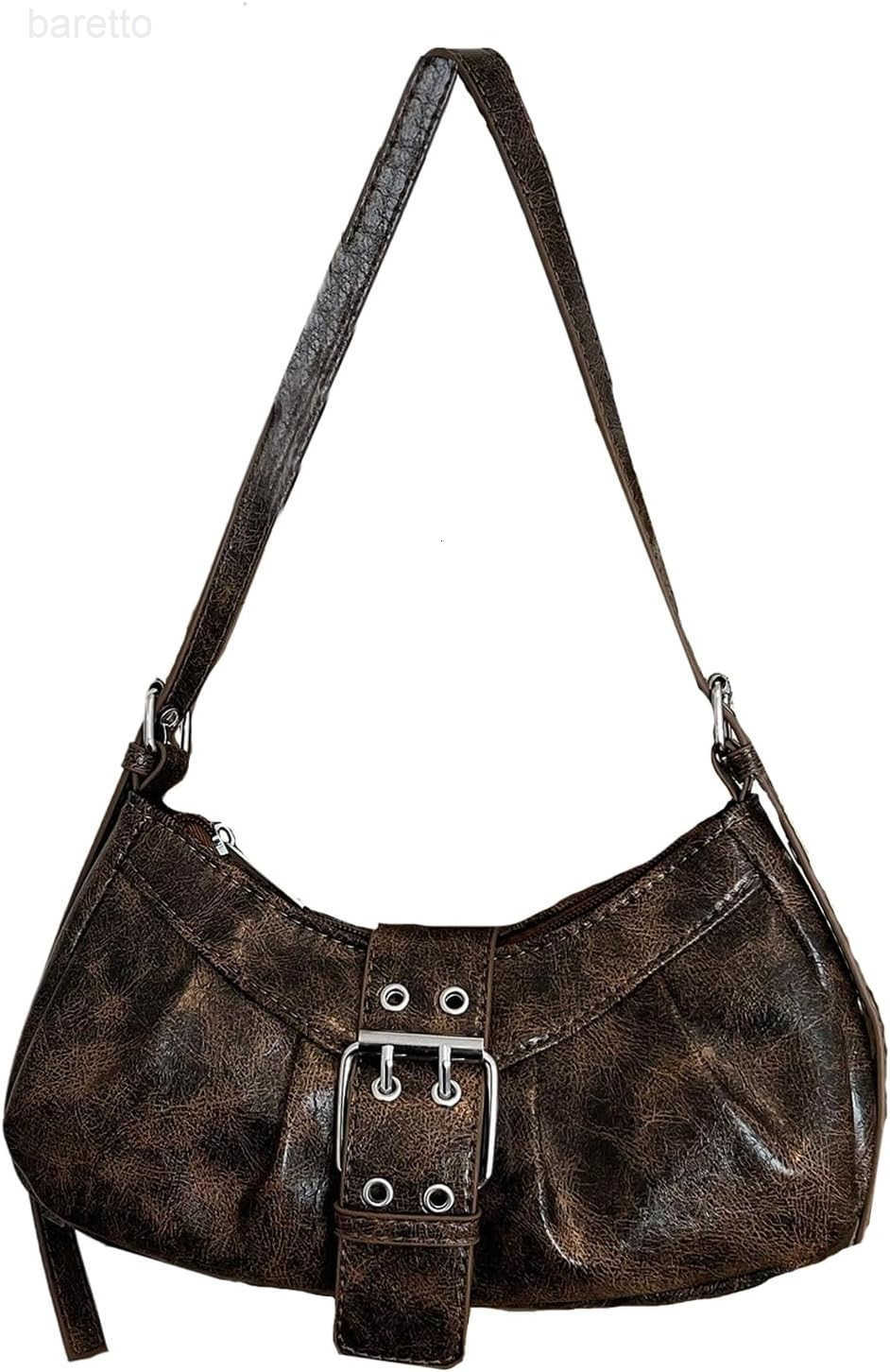 Womens Y2k Purse Goth Handbag Punk Hobo Shoulder Bag Clutch Purses Bags M250903