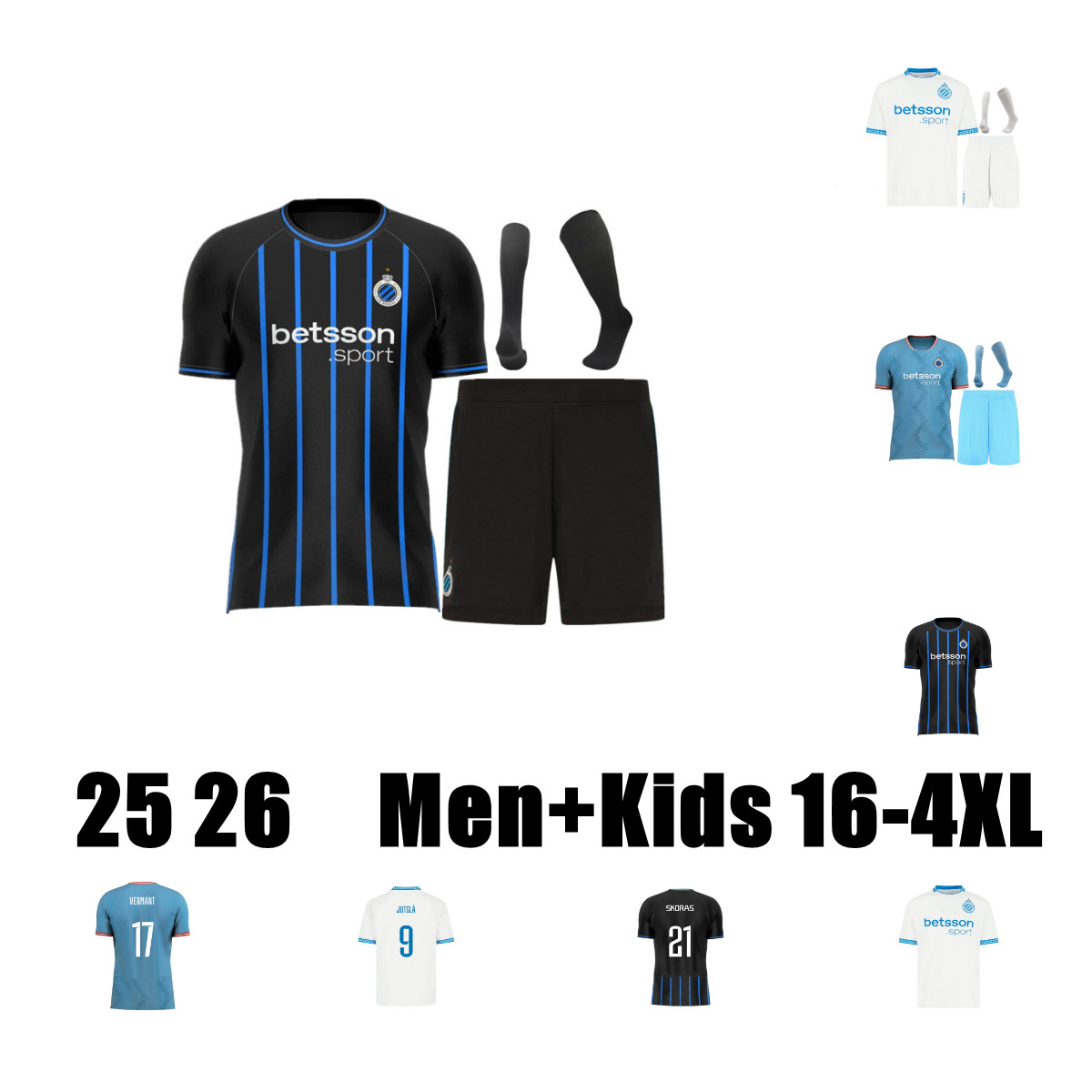 25 26 ClUb BrUGge Soccer Jerseys JUTGLA SKOV OLSEN 2025 2026 Maillots De Foots MEIJER ONYEDIKA Home Away third 4th BUCHANAN VANAKEN Men SYLLA LANG Football Shirts S-4XL