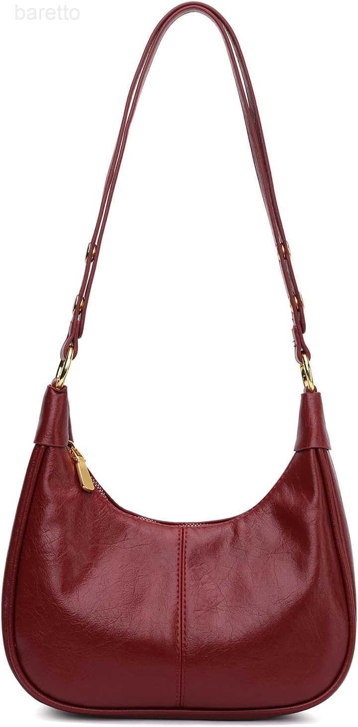 Small Hobo Bag Retro Crescent Shoulder Purse Women Soft Crossbody Handbag M250903