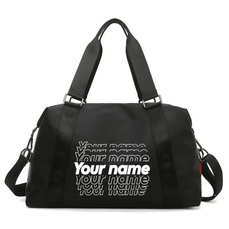 Luxury Handbag Customizable Letters Tote Bag, Large Capacity Women's Handbag, Versatile And Fashionable Multifunctional Leisure Travel Bag Handba