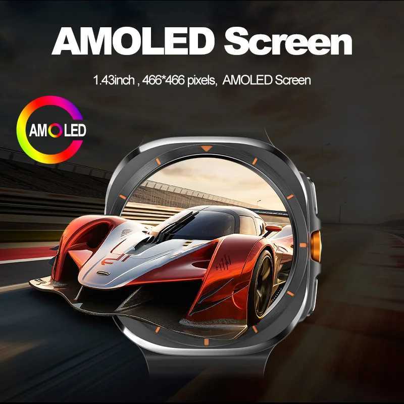 2025 Vwar Watch 7 Ultra 47mm Smart Watch IP68 Waterproof etooth Call Compass Smartwatch for Men Women 143 AMOLED SnXJ250903