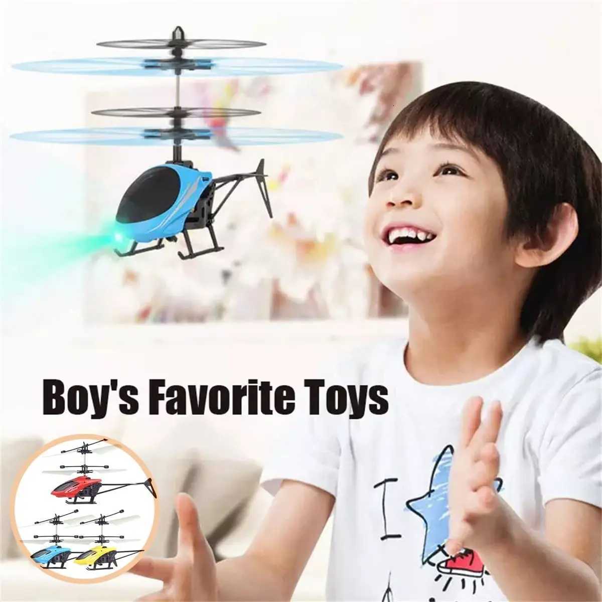 Rechargeable Mini RC Drone Remote Safe Fallresistant RC Helicopters Drone Children Toys G250903