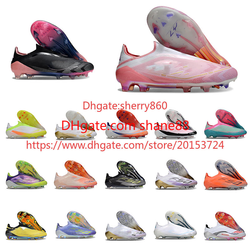 Soccer Shoes FG Mens Cleats Football Boots Scarpe Calcio Breathable Leather Comfortable Trainers Knit