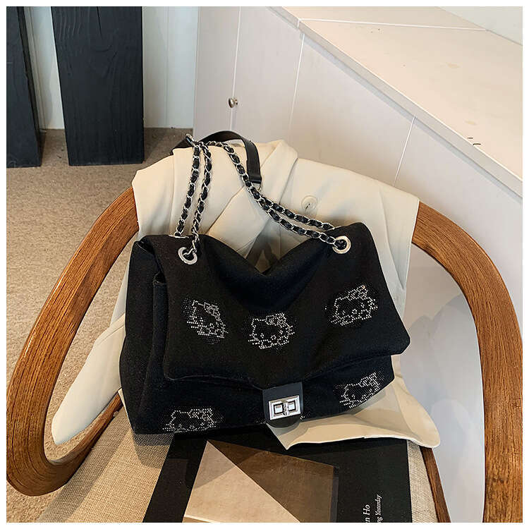 DHpet_wholesale 2025 Women's Matte Messenger Bag - Large Capacity Crossbody Purse with Chain Strap, College Student Commute Bag for Daily Use