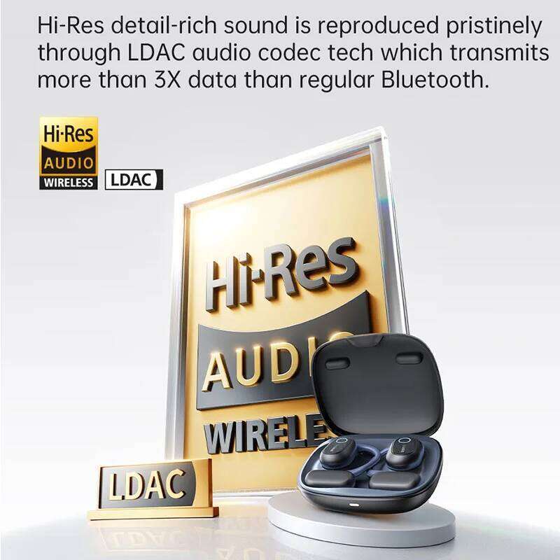 Baseus Bowie Mf1 Open-Ear Wireless Earphones Bluetooth 5.4 Earhooks Big Bass Sport Headphones 60Hrs Playtime Ipx4 Earbuds