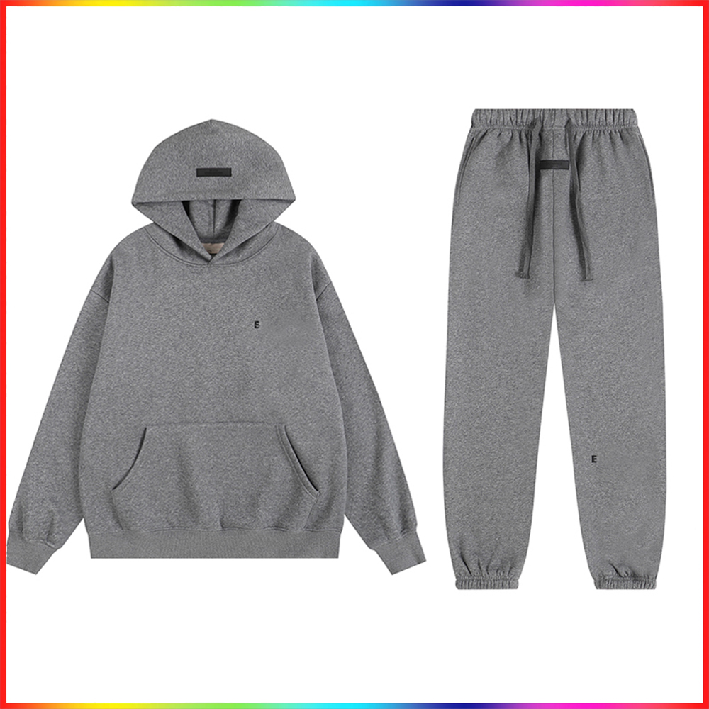 essentials Hoodie Pants Tracksuit Mens Designer essential Hoody Set Baggy Jogger Hip Hop Clothes Women essentielss Sweats Skateboard Oversized Autumn Trendy e51