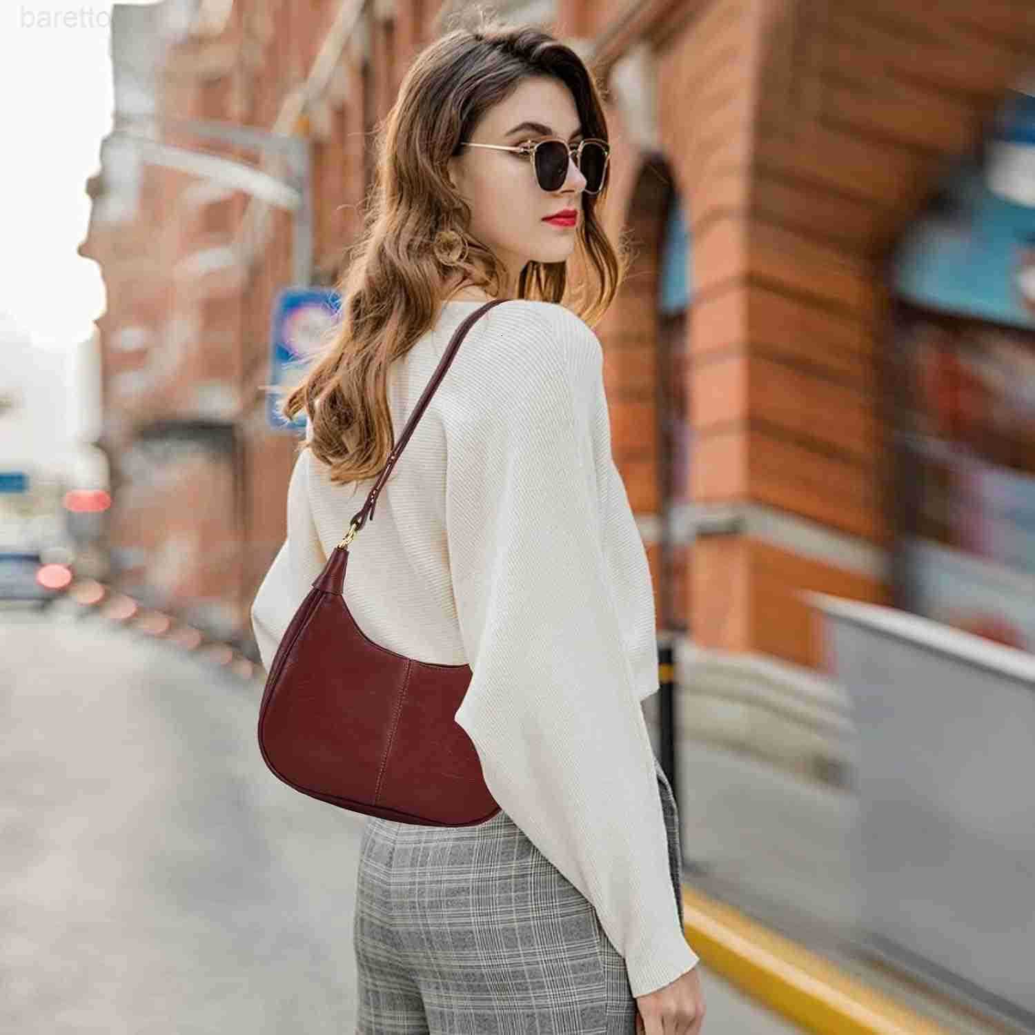 Shoulder Bag for Women Trendy Y2K Purse Handbag Top Handle Small Punk Purse Hobo Underarm Clutch Bag M250903