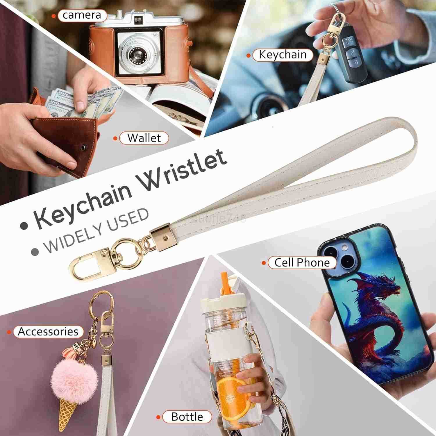 Small Wristlet Wallets for Women RFID CARD Holder Wallet Keychain Wristlet Wallet CARD Wallets for Women BeigeZ250910