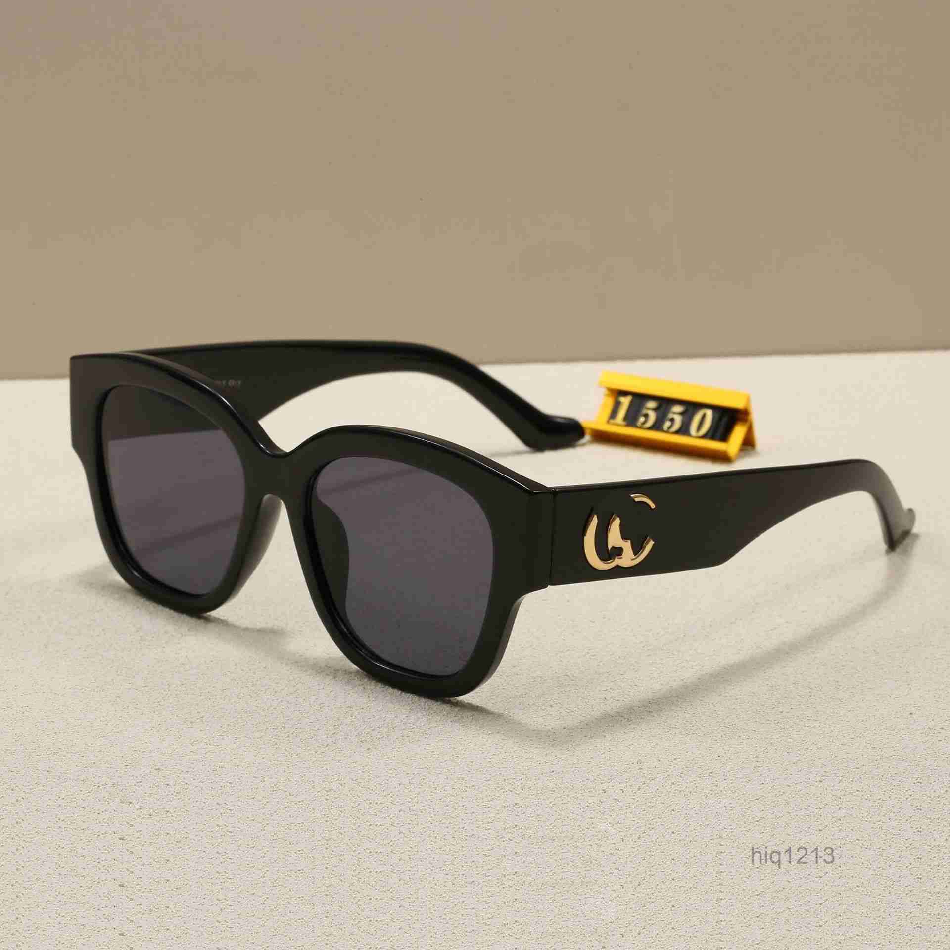 Sunglasses GUCCIS G Brand New Fashion Large Frame Sunglasses for Women Fashionable High-end Sunglasses 4CTH