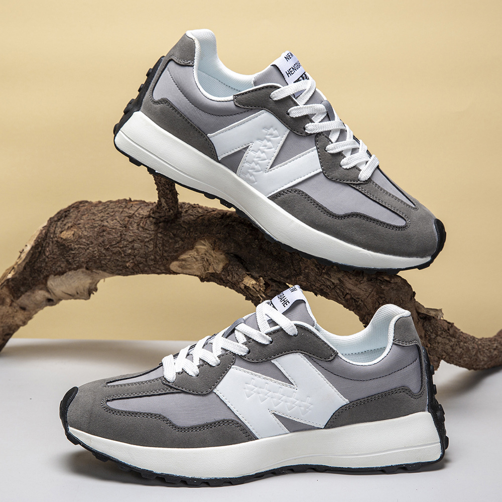 popular men's shoes sports shoes thick-soled height-increasing outdoor retro running shoes casual shoes Versatile women's shoes