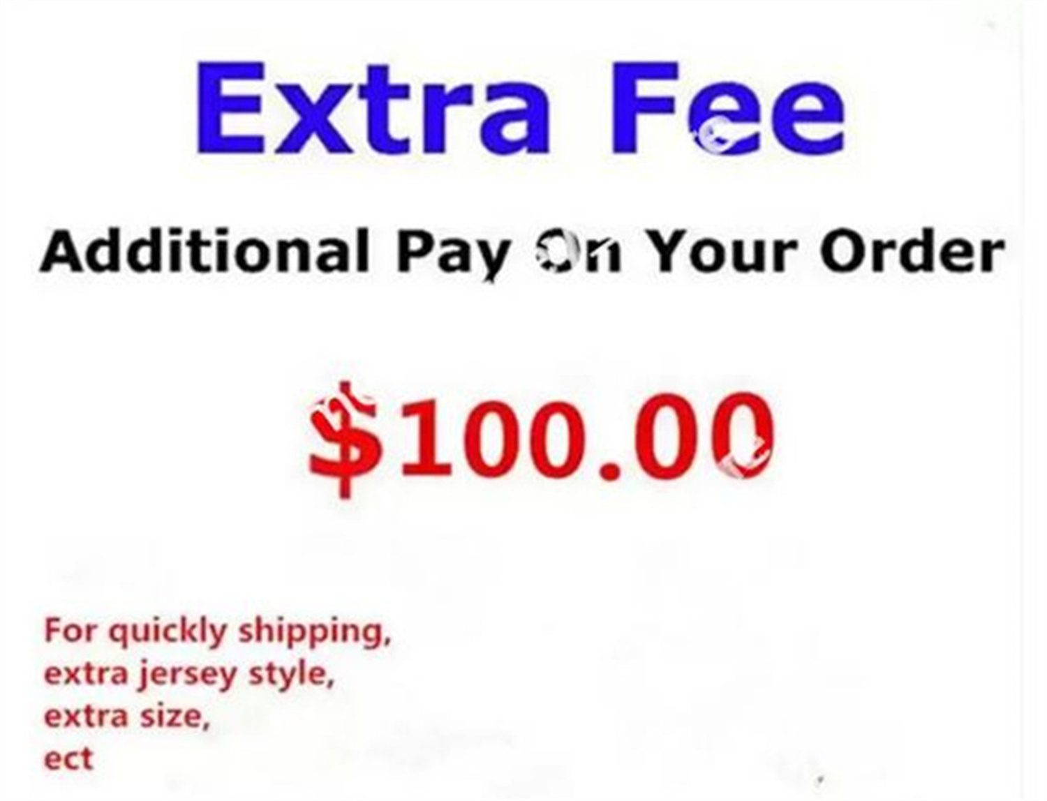James Jersey Store Extra Fee for Balanace Collect special size adds extra patch ,quickly ship or others Please purchase under the guidance of the buyer