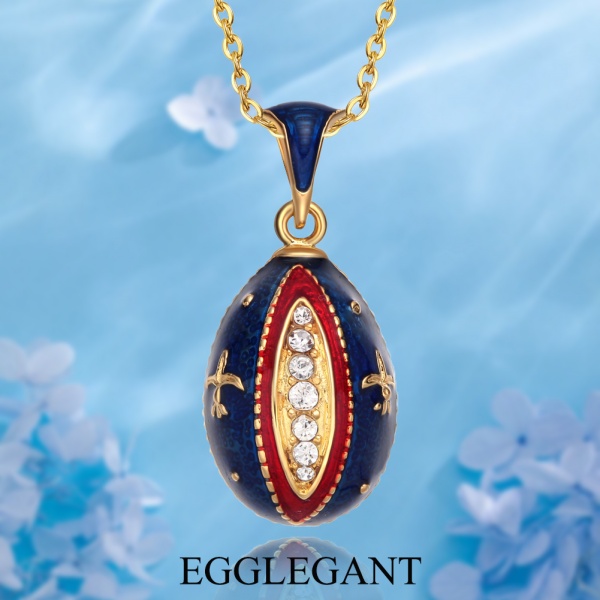 Necklace & pendant Multi-colored enamel iris pendant EL22-7