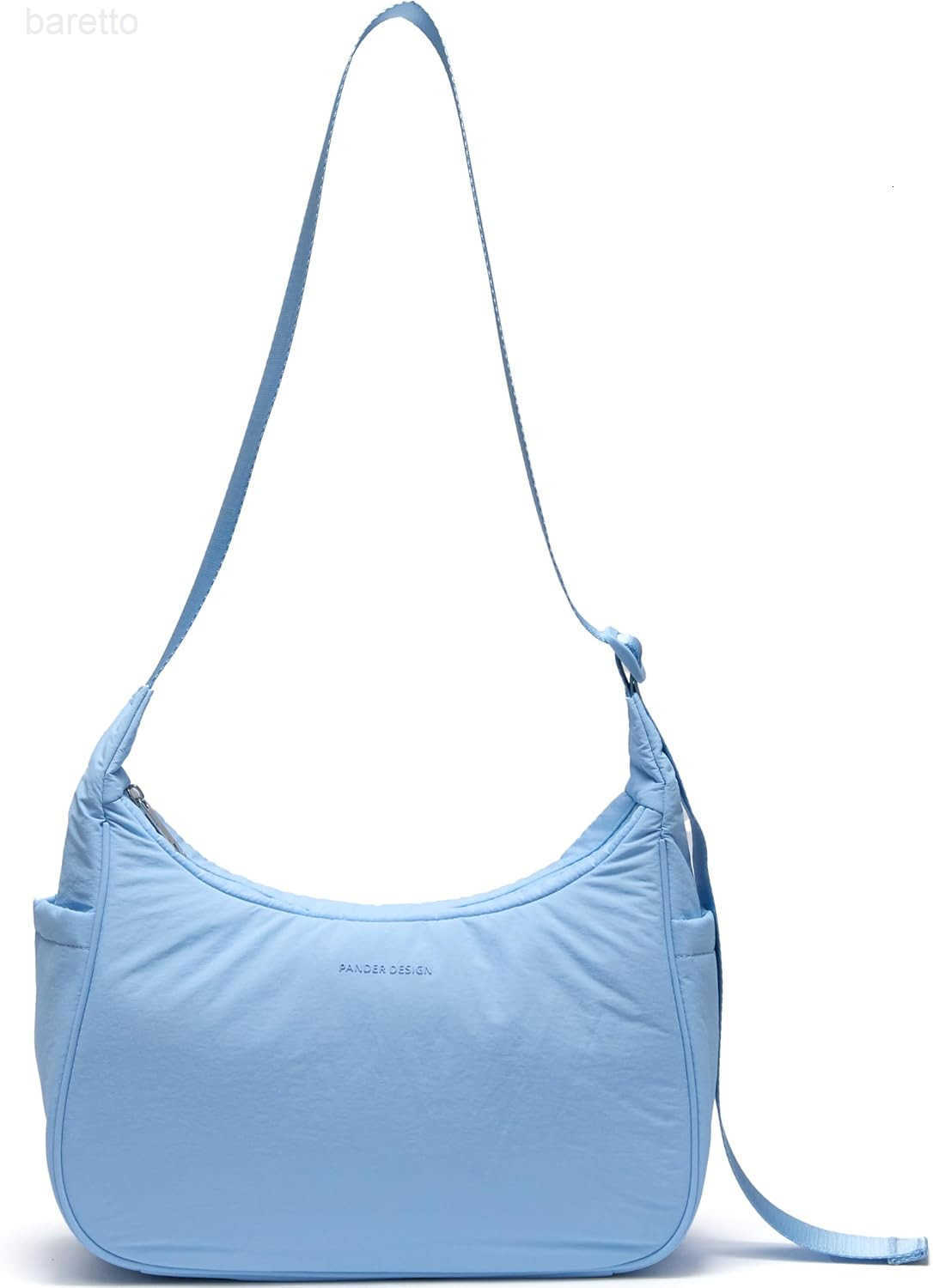 Nylon Crescent Shoulder Bag Medium Sling Crossbody with Adjustable Strap M250903