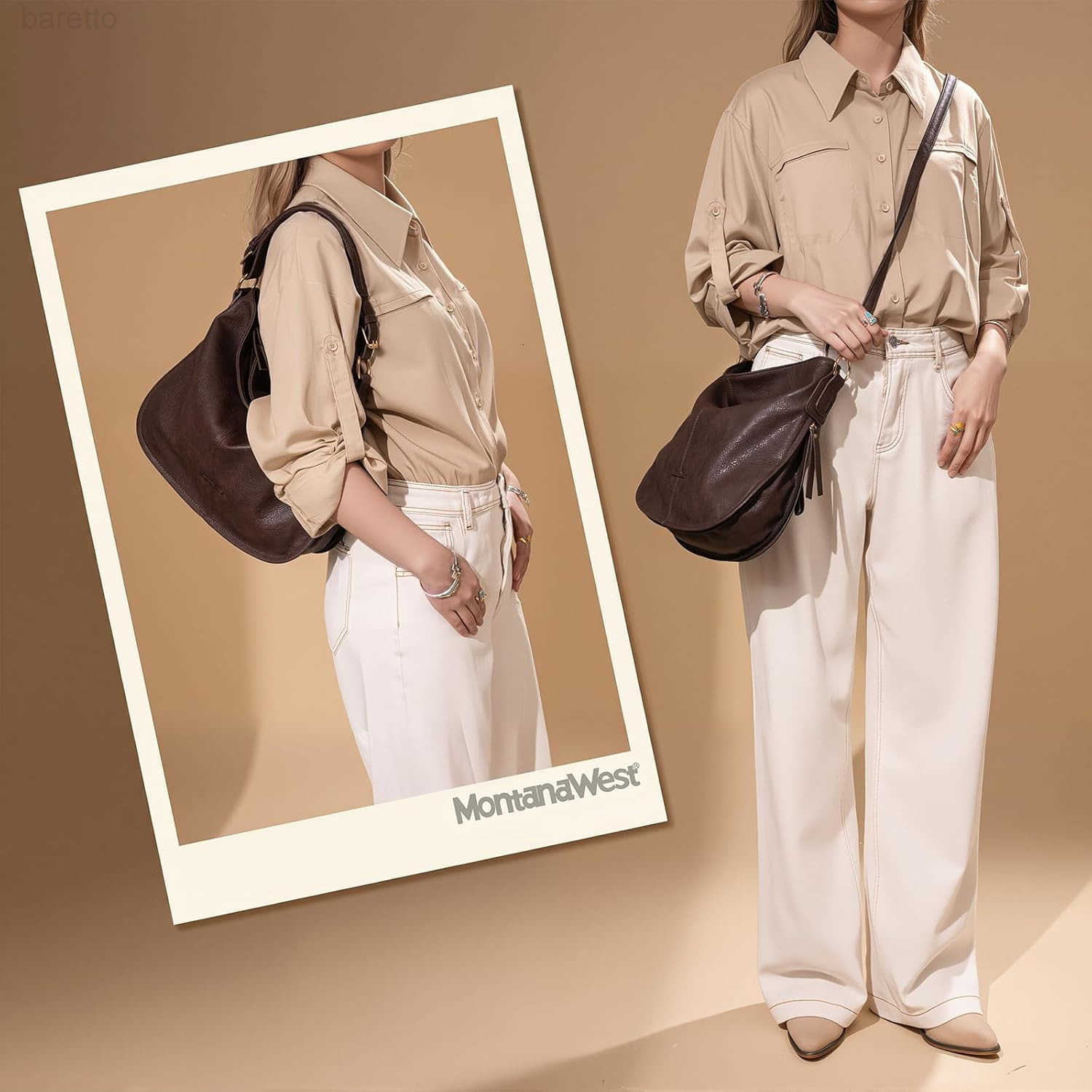 Hobo Bag for Women Shoulder Purses and Handbags M250903