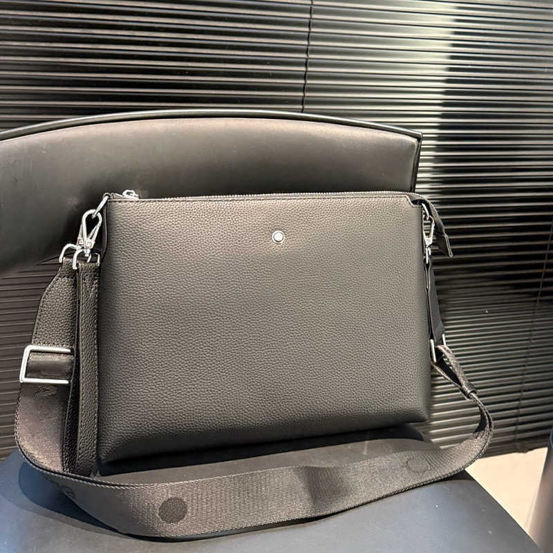 2025Luxury Designer Messenger Handbags Mens Bags Leather Camera Sacoche Homme Purse MB Black Crossbody Shoulder Bag