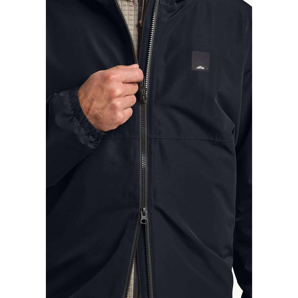 High Quality Men's Technical Hooded Jacket Waterproof Soft Shell Winter Ski Suit Casual Style Zipper Thin Spring