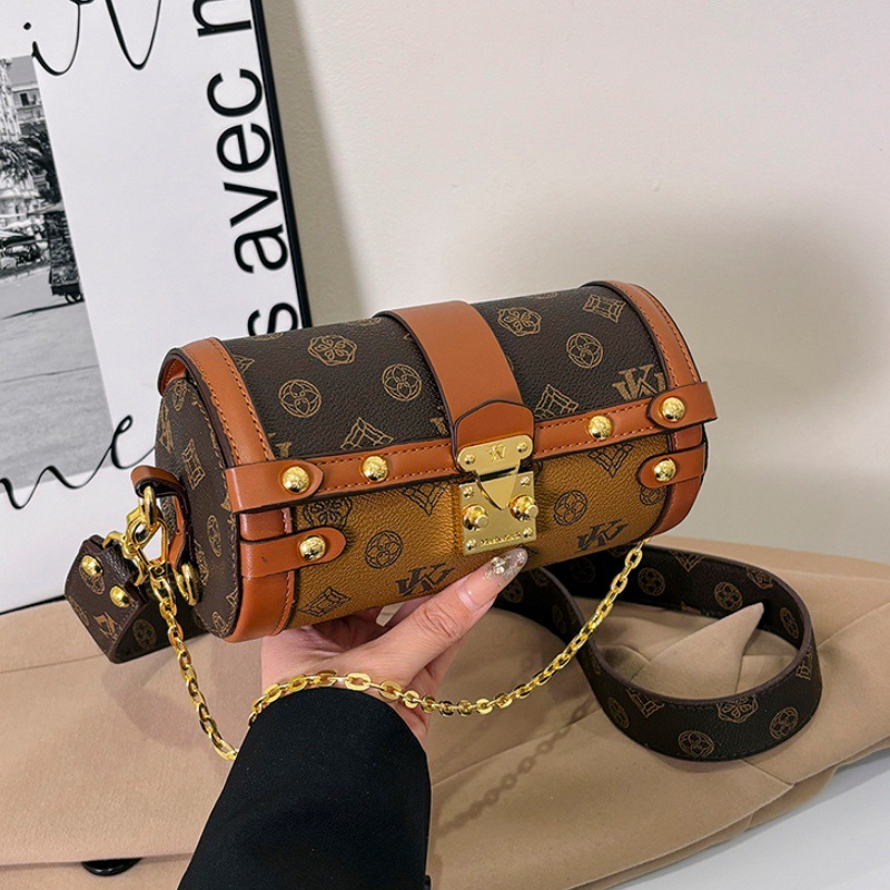 Bags for women 2025 new fashion chain bag versatile temperament shoulder messenger bag high-end rivet women's bag