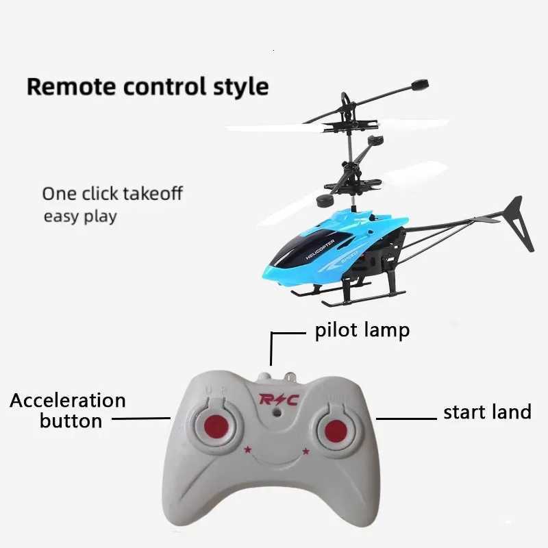 Rechargeable Mini RC Drone Remote Safe Fallresistant RC Helicopters Drone Children Toys G250903