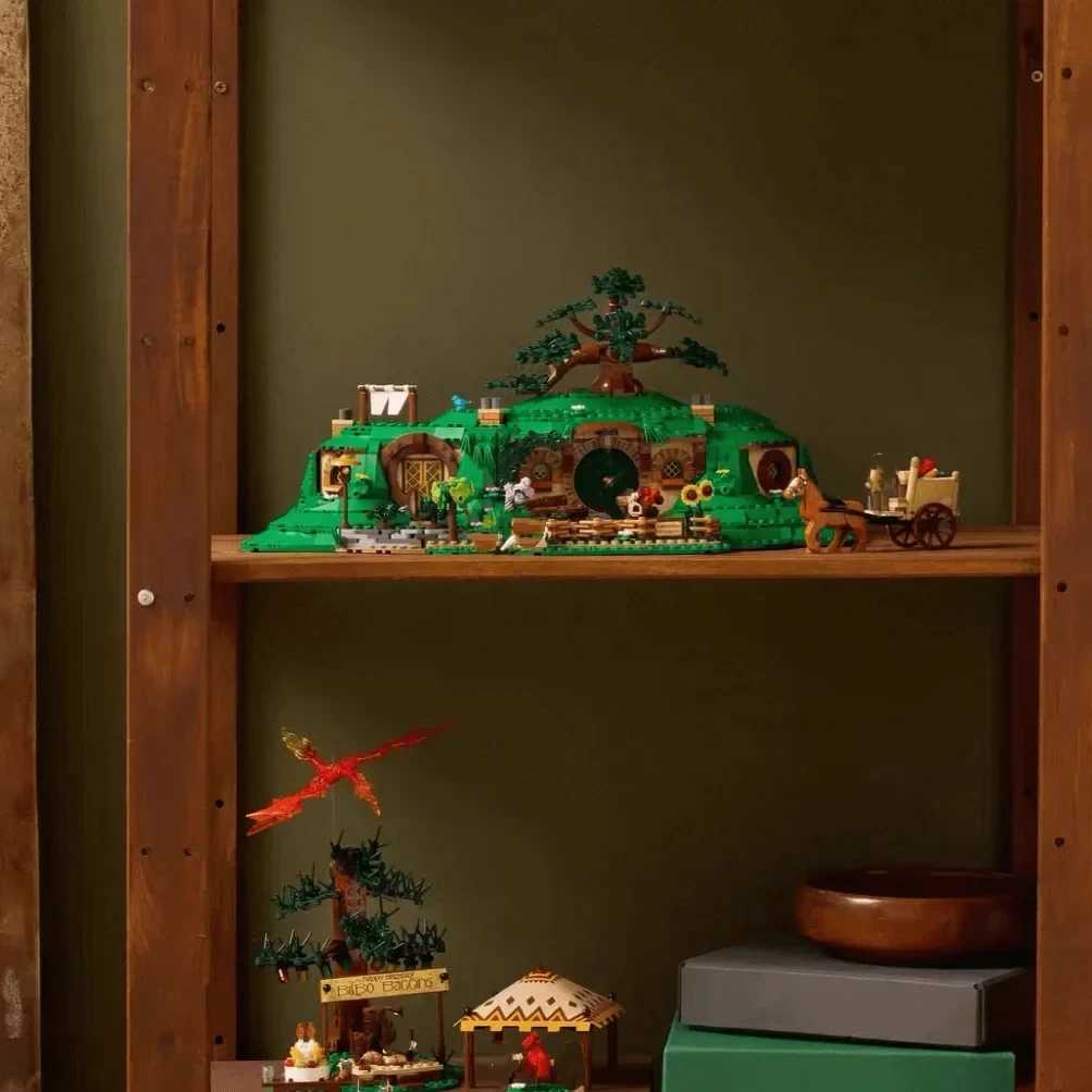 Kalein Popular Toy Building Series Shire Hobbit Cave Model Building Block Decoration Set Toy Childrens Christmas Birthday GiftXJ250903