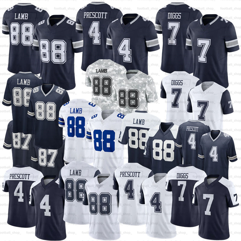 George Pickens Micah Pars CeeDee Lamb Football Jerseys Tyler Booker Dak Prescott Trevon Diggs DaRon Bland Zack Martin Esch Emmitt Smith Mazi Cooks Jake