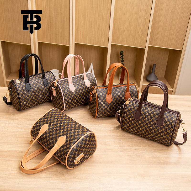 TB BHULAMTE Designer Four-leaf Clover Print Hand-held Pillow Bag New Trendy And Casual, Large-capacity Monogram Crossbody Bag