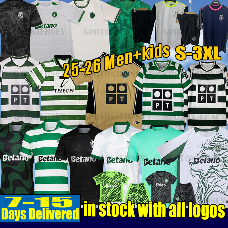 sporting lisboa 2025 2026 lisbons sporting retro soccer jerseys ronaldo Marius Niculae Pinto 2001 2002 2003 2004 Vintage football C.RONALDO lisbons sporting S-4XL