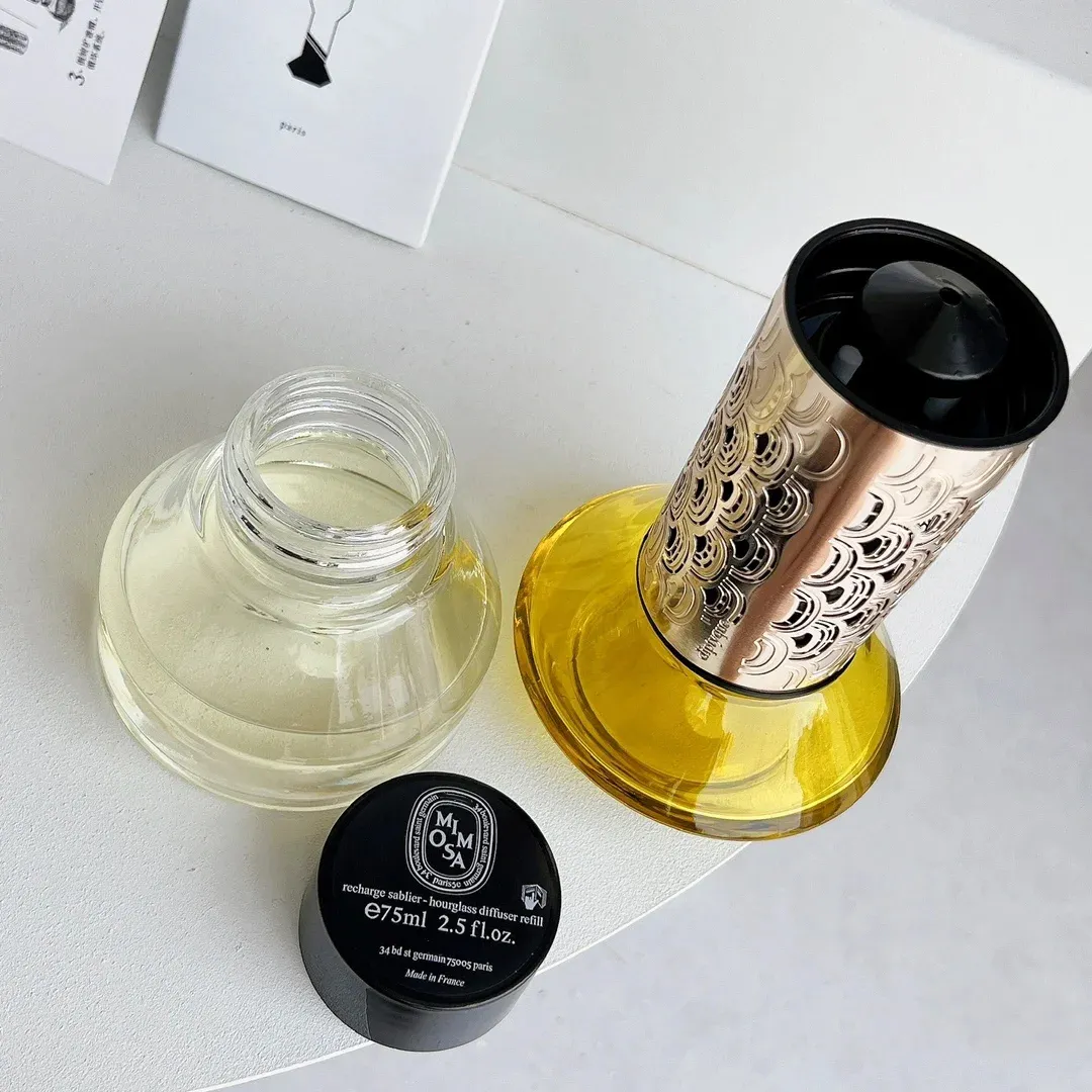 Hourglass Diffuser 75ml Fragrance Baies 34 Mimosa Scent Long Lasting Smell Solid Parfum Incense High Quality Fast Shipping