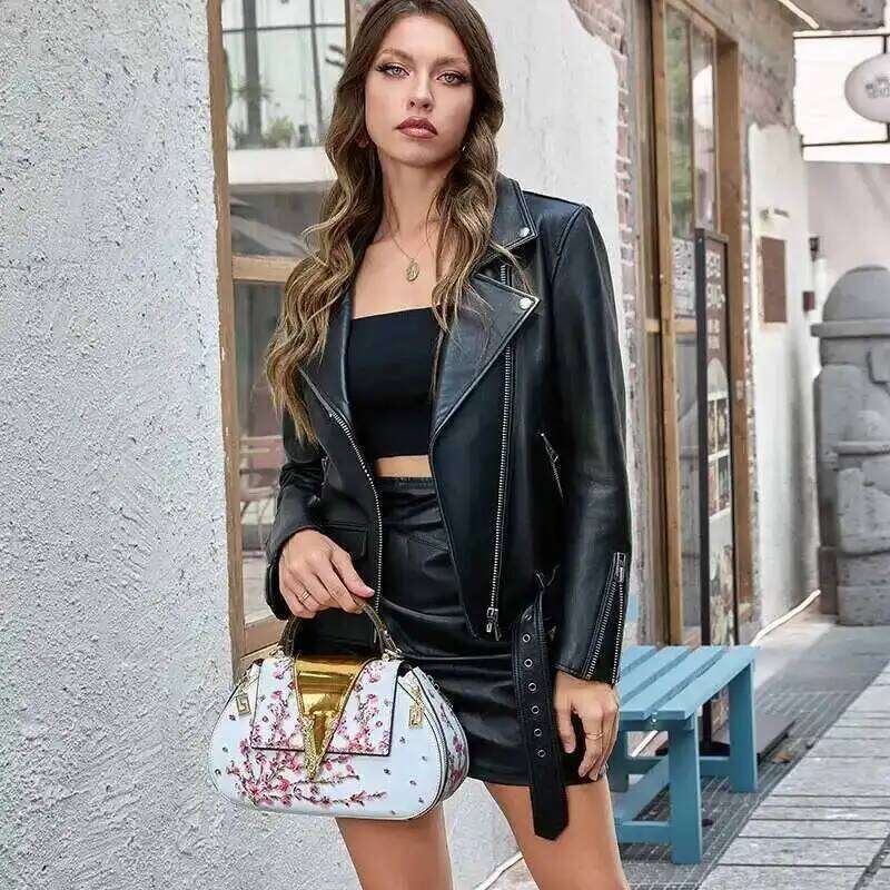 VM FASHION KISS Ladies European And American Printed Handbags Latest Design Crossbody Letter Decoration Evening Shoulder Bag