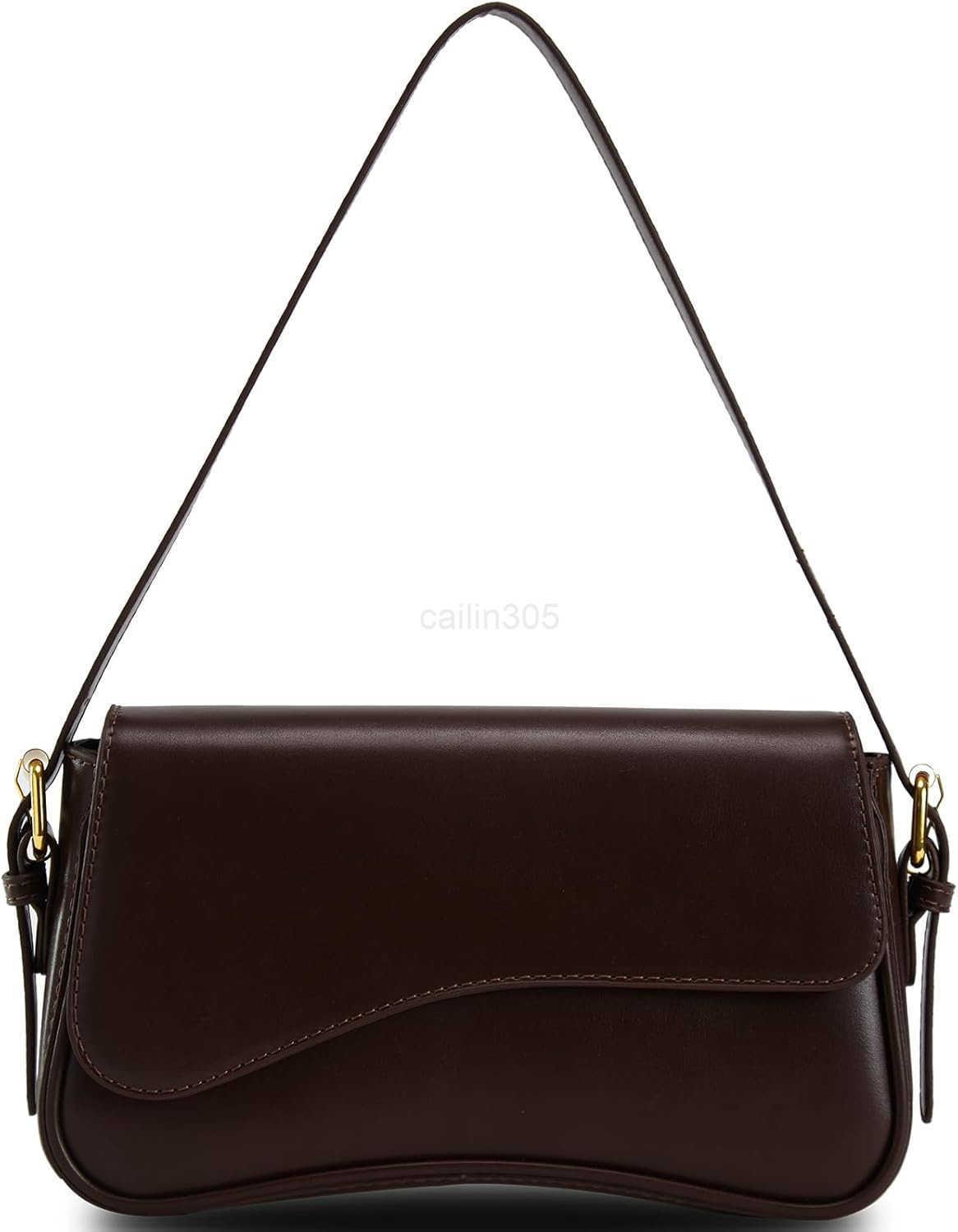 Shoulder Bag for Women Trendy Purse PU Leather Hobo Handbags Clutch Saddle Bag with 2 Removable Stra M250903