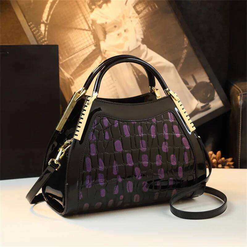 Serpentine Pattern Women High Quality Ladies Tote Bag Pu Leather Shoulder Or Crossbody Bags