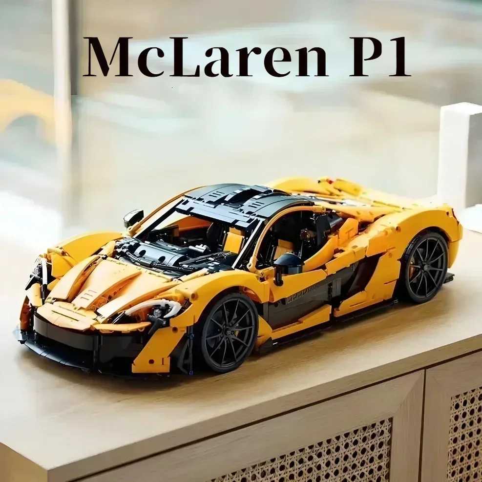 3893Pcs Technical Building Blocks Compatible 42172 McLaren P1 Moc Bricks Model for Adults Sports Car Toys for Boy Christma GiftsXJ250903