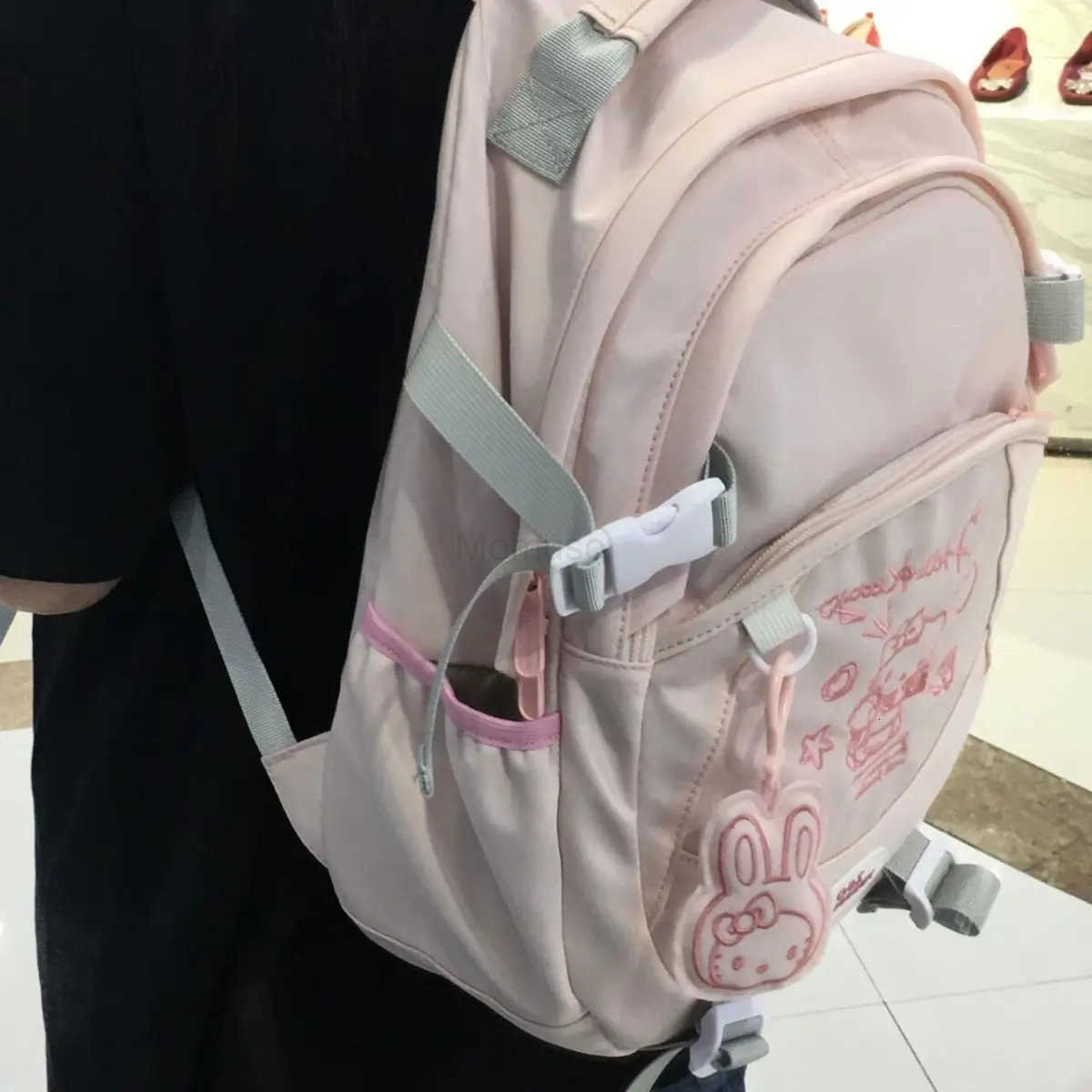 Sanrio Hellokitty Goodlooking Largecapacity Student Backpack Lightweight School Bag Gift Travel Outing L250930