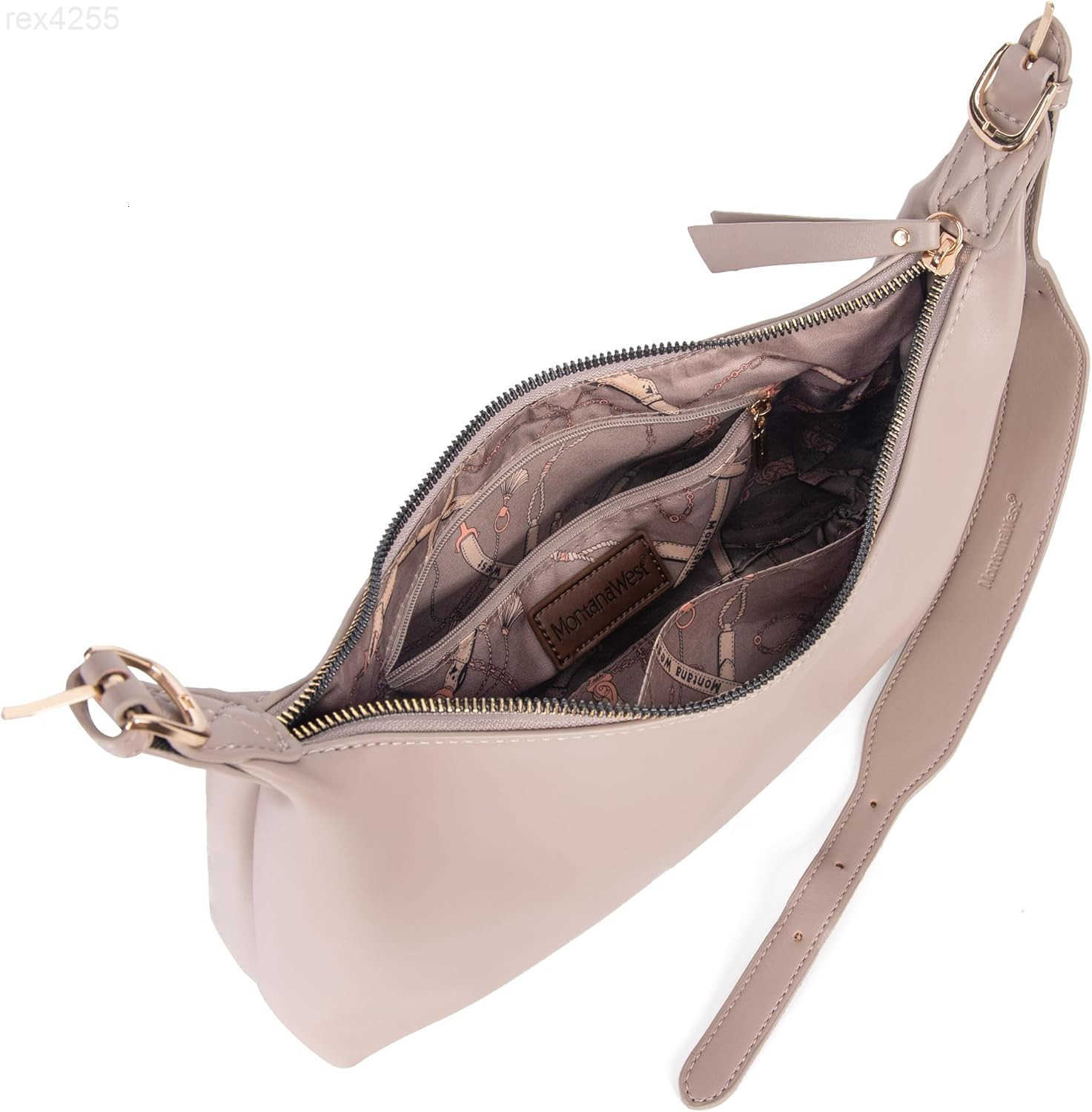 WEST MEDIUM Shoulder Purses for Women Crescent Bags Trendy PursesW250903