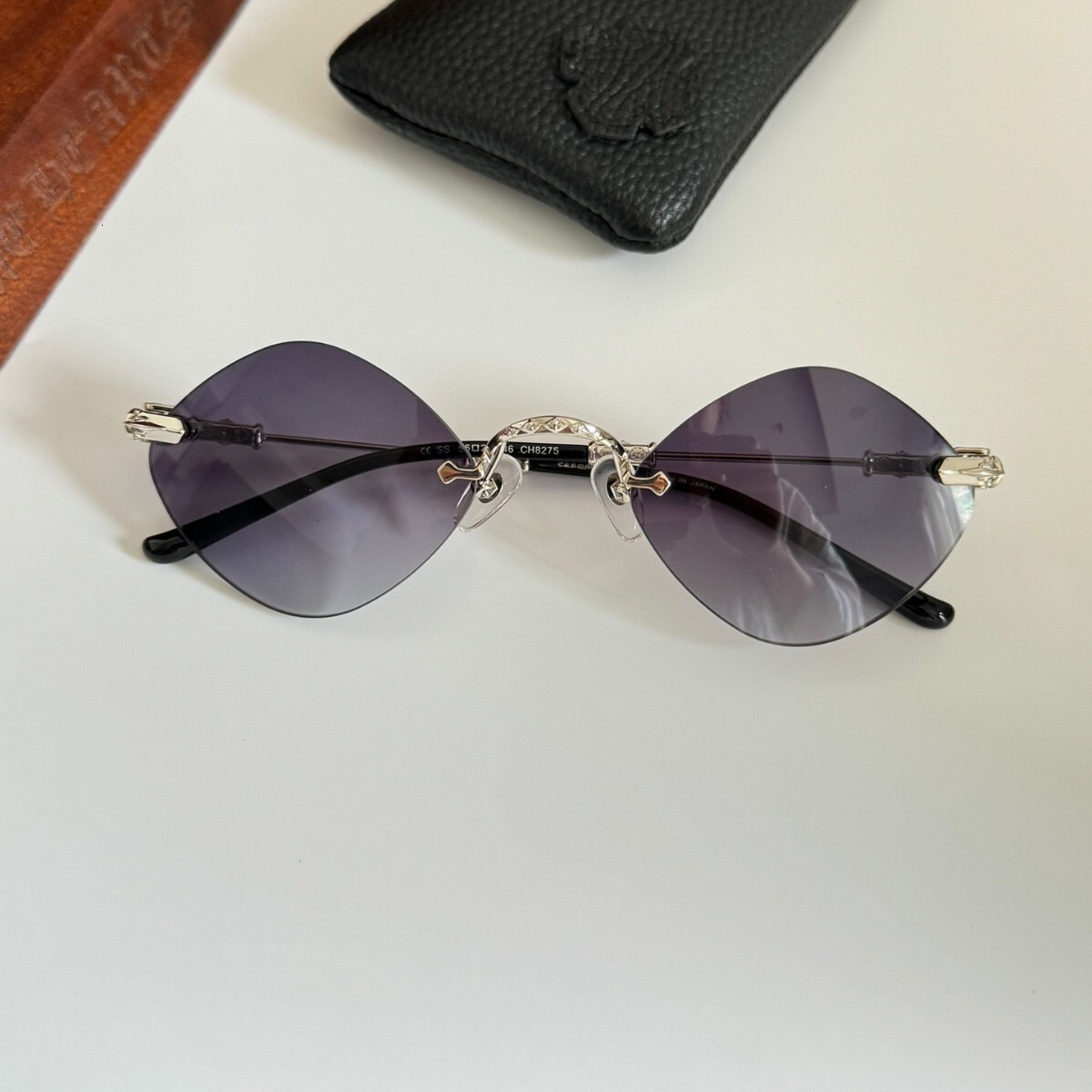 designer sunglasses luxury glasses for men women classic small frame and fashion personality casual wind uv protecti chrome hearts heartsglasse chromehearts ZUQF