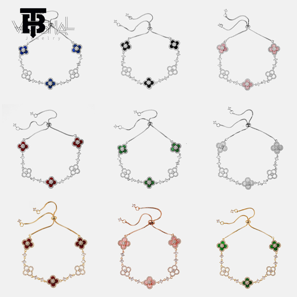 TB BHULAMTE Designer Women's Bracelet Classic Diamond Export INS Style Cross-border Copper-plated Real Gold Pull Necklace Bracelet