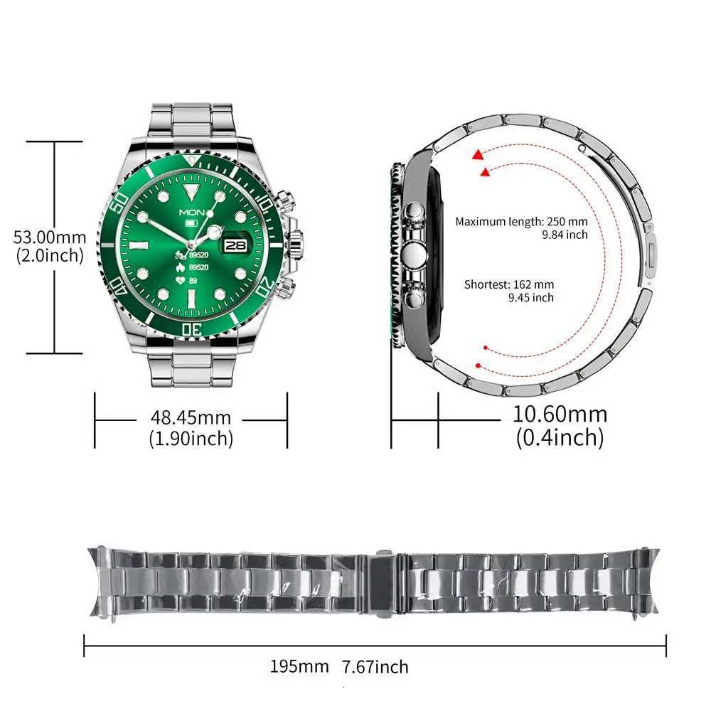 Smart Watch Man Aiweile AW12 HighEnd Luxury Smartwatch Fitness Tracker Sport Business etooth Call for Xiomi IOS DIY FacesXJ250903