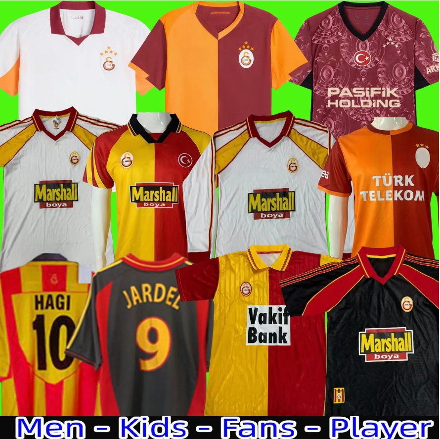 99 00 Galatasaray Mens SNEIJDER Soccer Jerseys MERTENS Gundogan Michael Seri Falcao Belhanda Luyindama Mostafa Feghouli Diagne ZIYECH 25 26 Home Away Football 6666