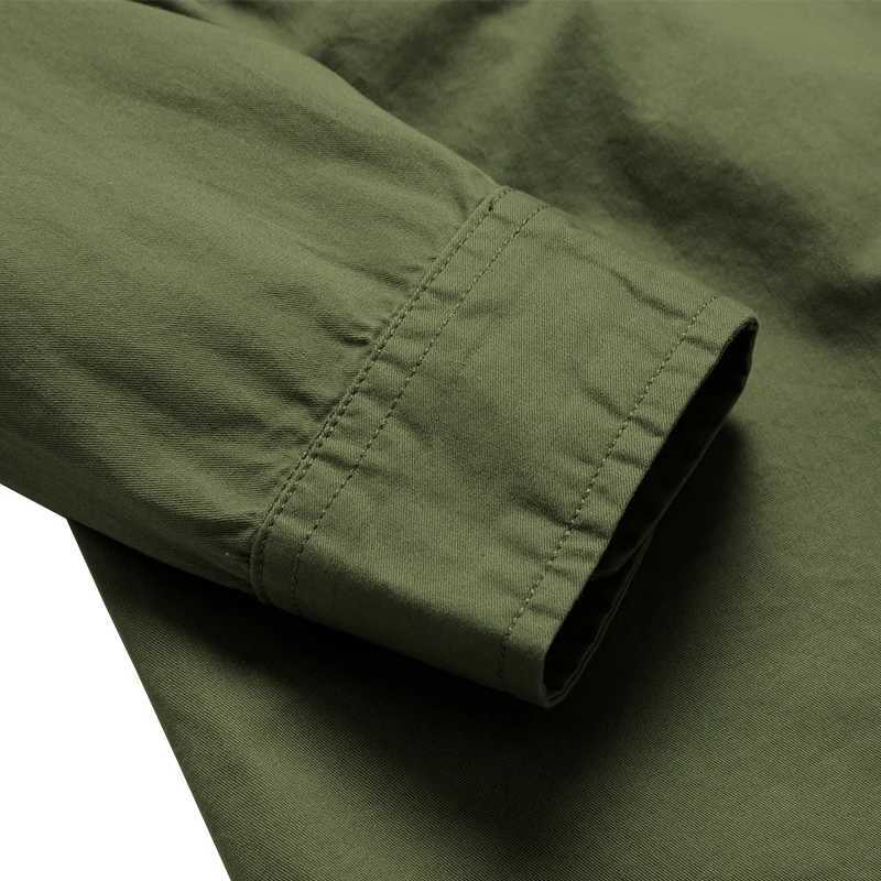 Size 5XL Spring Cotton Cargo Shirt for Men Long Sleeve MultiPocket Shirts Outdoor Casual Colthing High Quality Militar Overshir X250903
