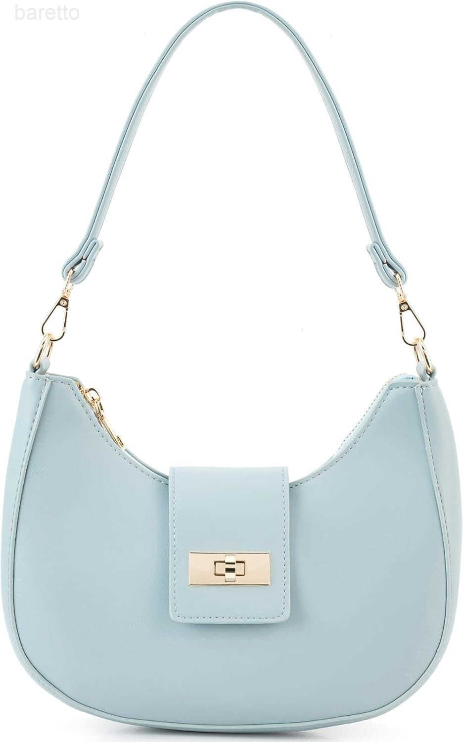 Crescent Shoulder Bag for Women Retro Vegan Leather Crossbody Bags Tote HandBag Underarm Purses M250903