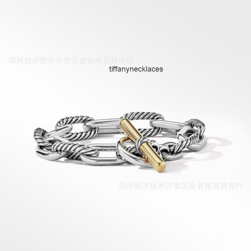 designer luxury jewelry for men women gold silver woman niche toggle chain bracelet db110 david yurnman yermans yurman