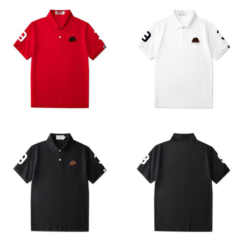Designer Men's Polos shirt embroidered logo simple fashion summer men and women casual loose polo collar short sleeve T-shirt