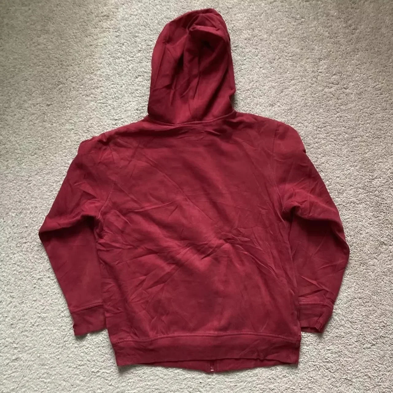 2000s Cotton Red Couple Zipper Hoodies Vintage Elite Full Zip Hoodie Sweatshirt Size Skull Snake Red Y2K Sweatshirts 250903
