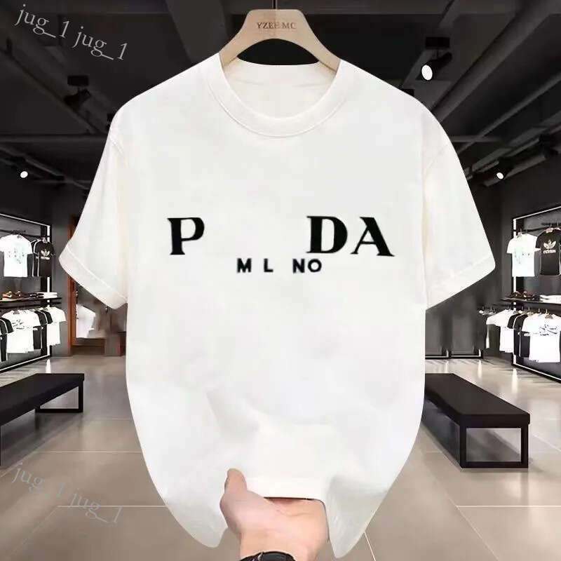 Designer mens casual p shirts high-end luxury and women's loose triangles short-sleeved fashionable men's T-shirts with letter prints cd