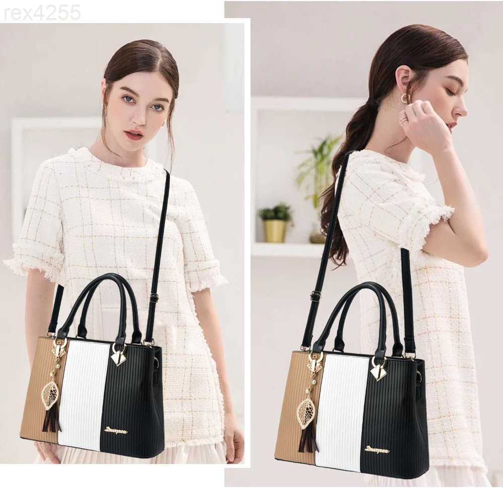 Purses and Handbags for Women Leather Tote Shoulder Bag Medium Satchel Purse Top Handle Bags for LadiesW250903